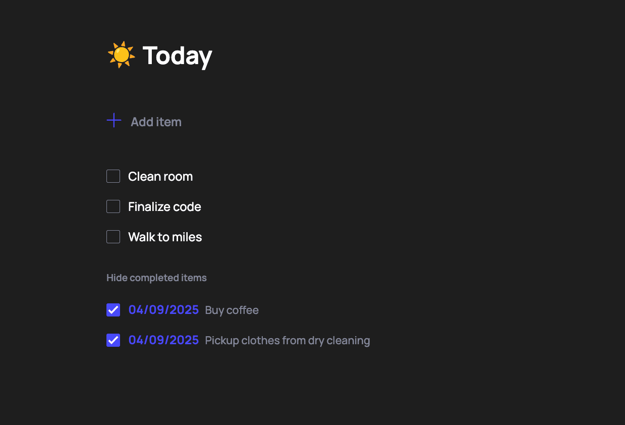 Image of ToDo List